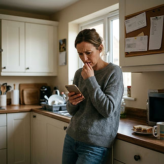 Worried woman in a kitchen.jpg