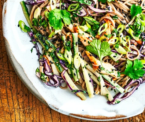 Ginger chicken noodle salad