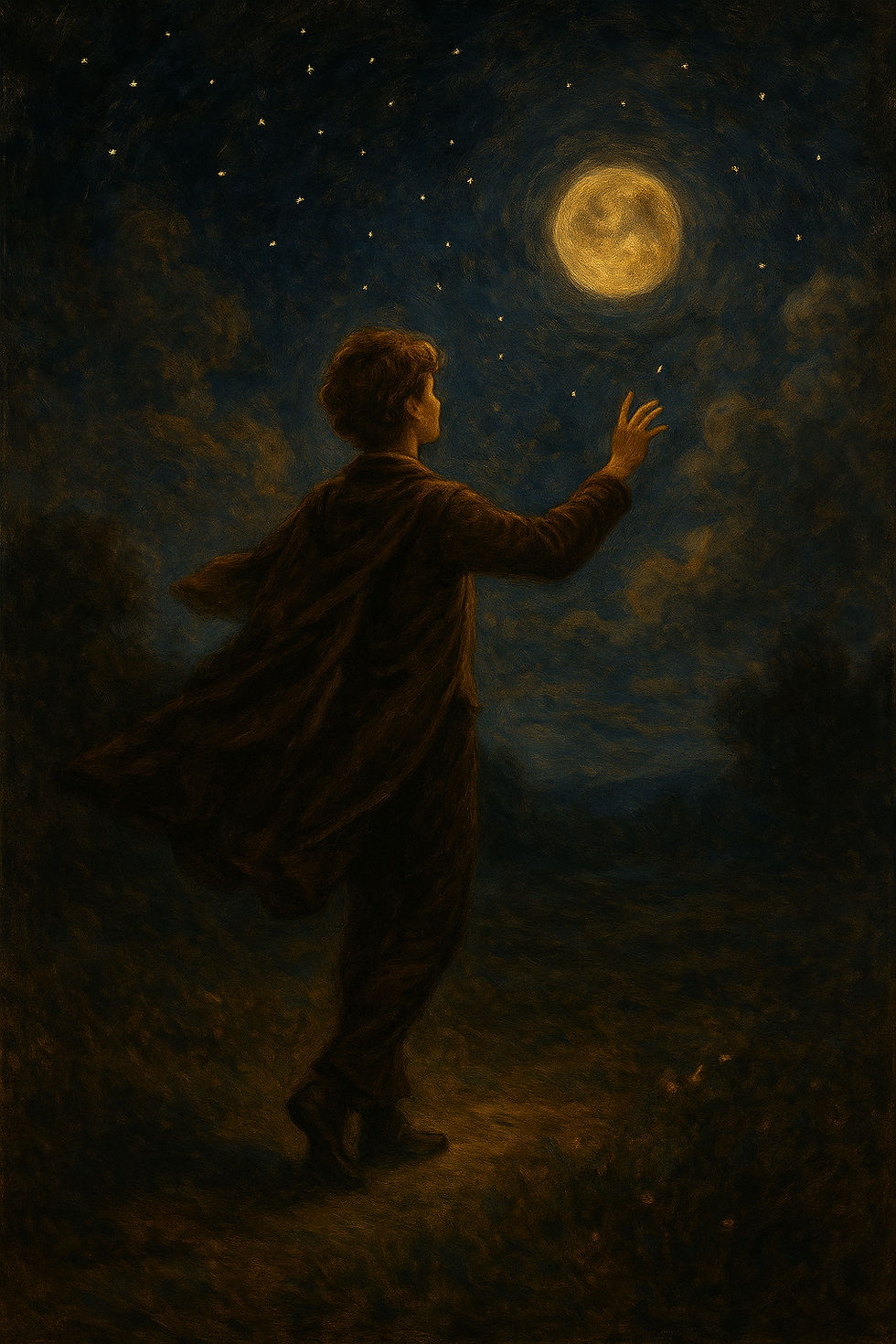 ELIAN APRECIANDO O CÉU ESTRELADO 