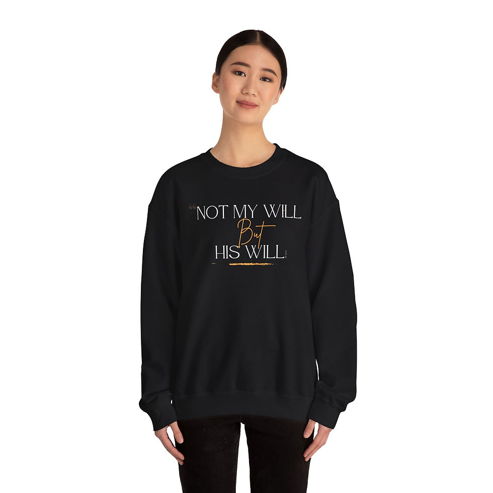 Thumbnail: Not My Will Heavy Blend™ Crewneck Sweatshirt