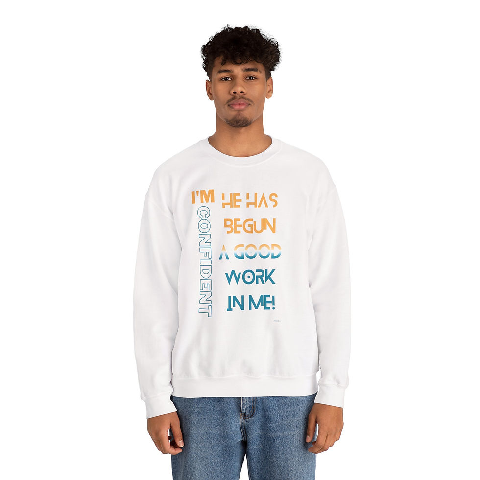 Thumbnail: I'm Confident Heavy Blend™ Crewneck Sweatshirt
