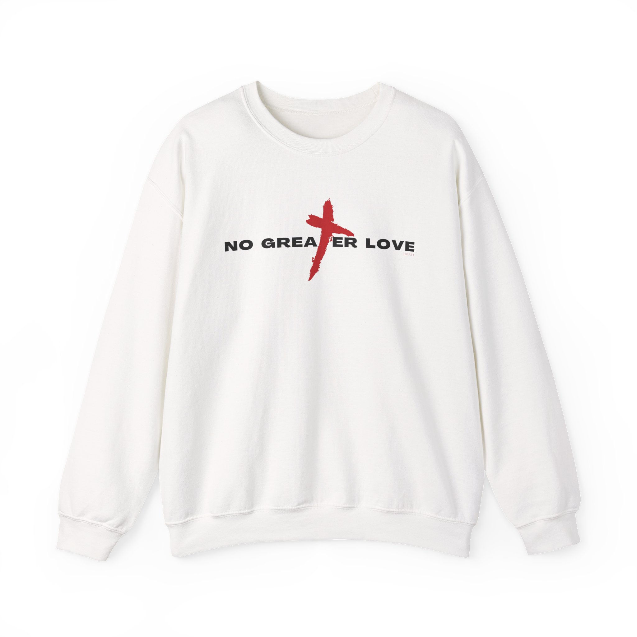 No Greater Love Heavy Blend™ Crewneck Sweatshirt