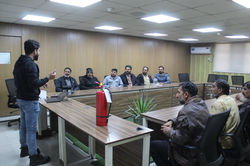 Practical Training Session on "Fire Extinguisher",FFT