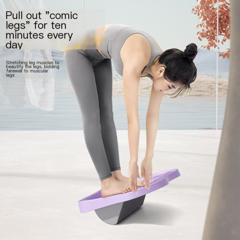 Thumbnail: Adjustable Folding Calf Stretch Board for Yoga