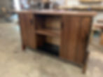 Steel and Walnut Credenza