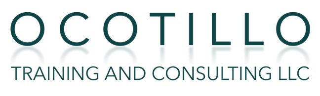 ocotillo training and consulting logo with minimalist ocotillo plant