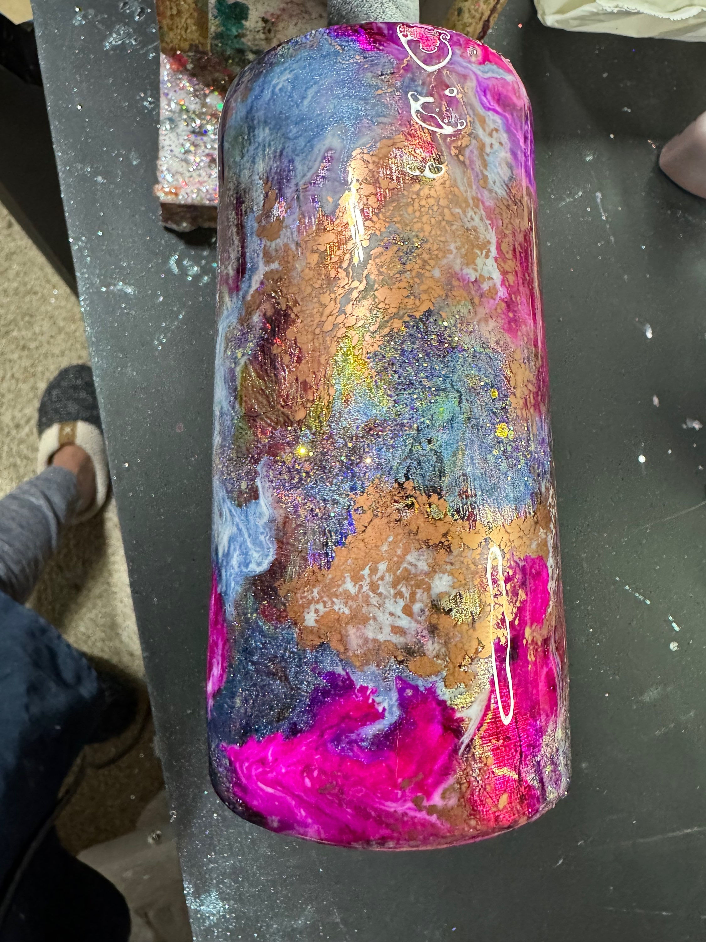 TT 02/02 - 16oz foil and ink tumbler 