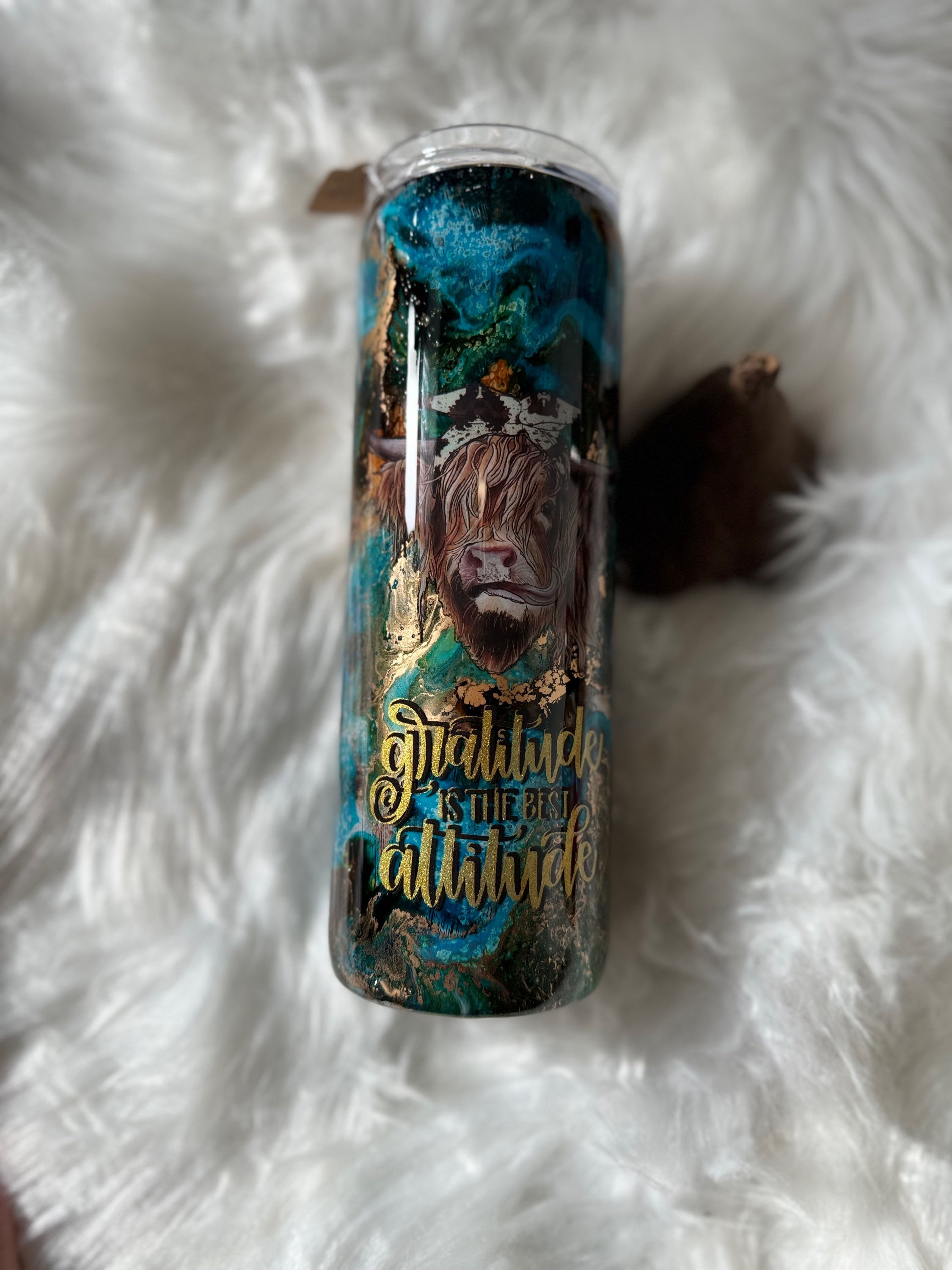 20oz Ink and decal- gratitude is the best attitude