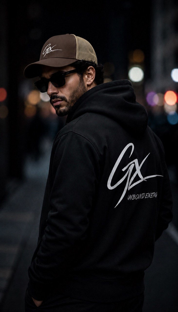 GravityX Unbound Energy - Oversized Fleeced Hoodie