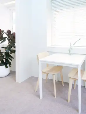 The modern and stylish interior of KINS Clinic in Singapore, reflecting professionalism and comfort.