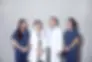 Four professional doctors at KINS Clinic in Singapore specializing in acne treatment.