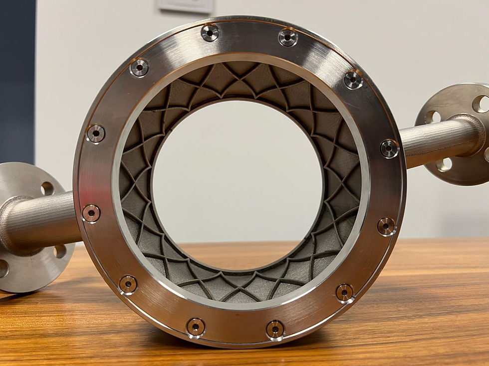 The mesh of the filter