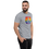 Thumbnail: Striped Pride Flag Bear Face Fitted Short Sleeve T-shirt