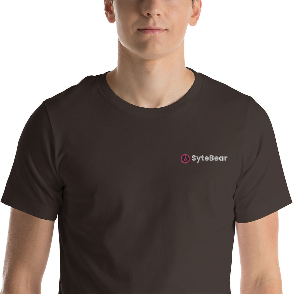 Thumbnail: SyteBear Embroidered Logo Unisex T-shirt