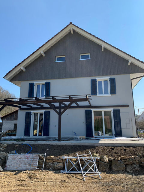 Holzbau Fassade