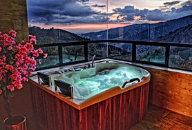 Encanto cabaña+jacuzzi