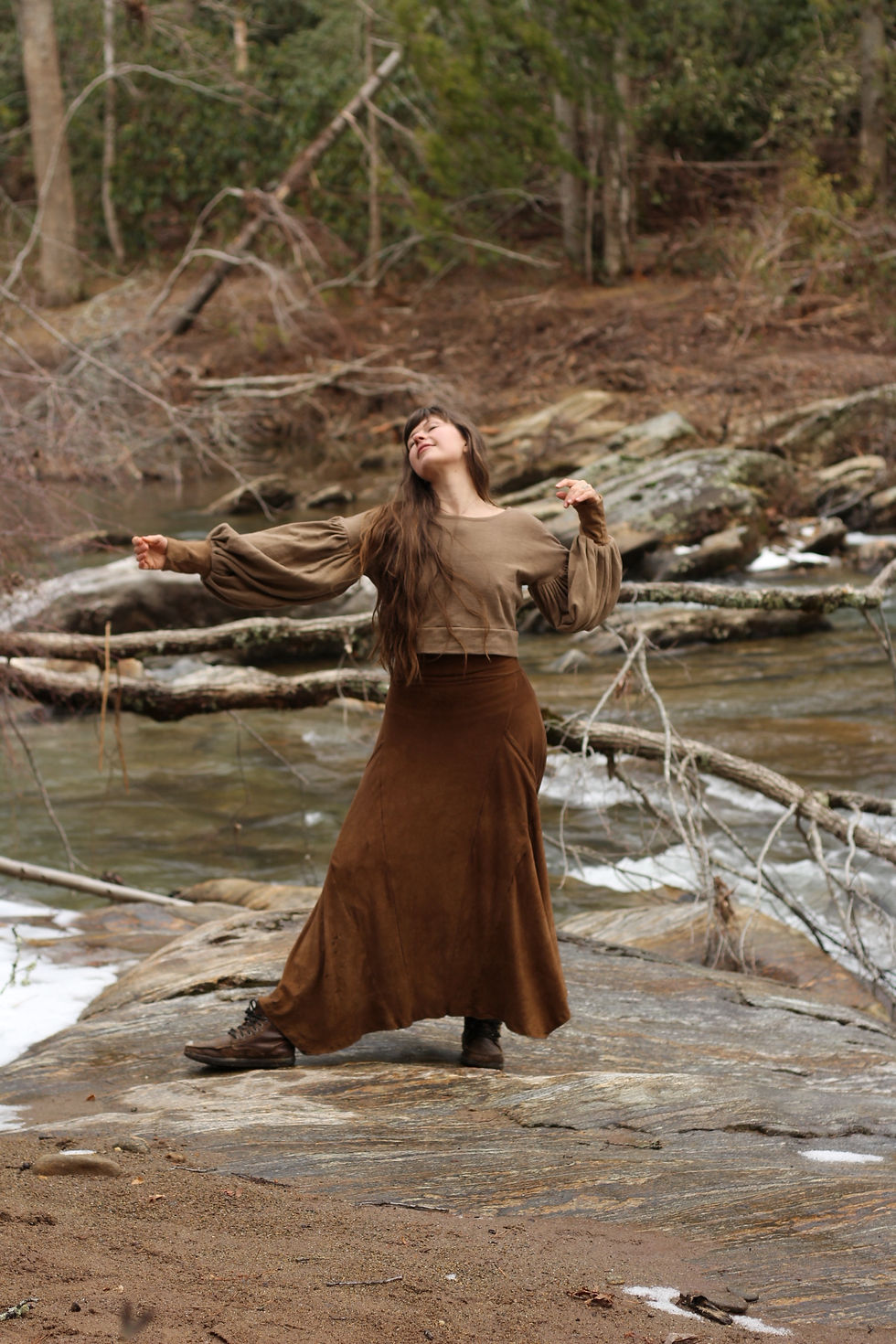 Thumbnail: Snowdrop Faux-Wrap Sweater size S/M