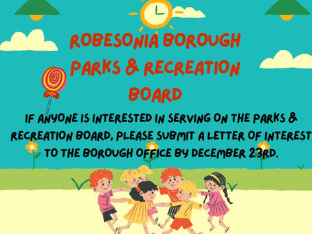 Robesonia Borough Parks & Recreation Board