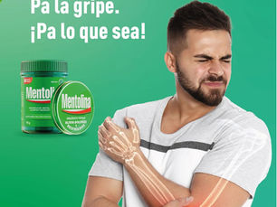 Quita el dolor muscular y articular con Mentolina