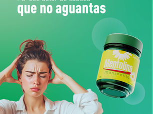 Con Mentolina dile Adiós al dolor de cabeza y migrañas