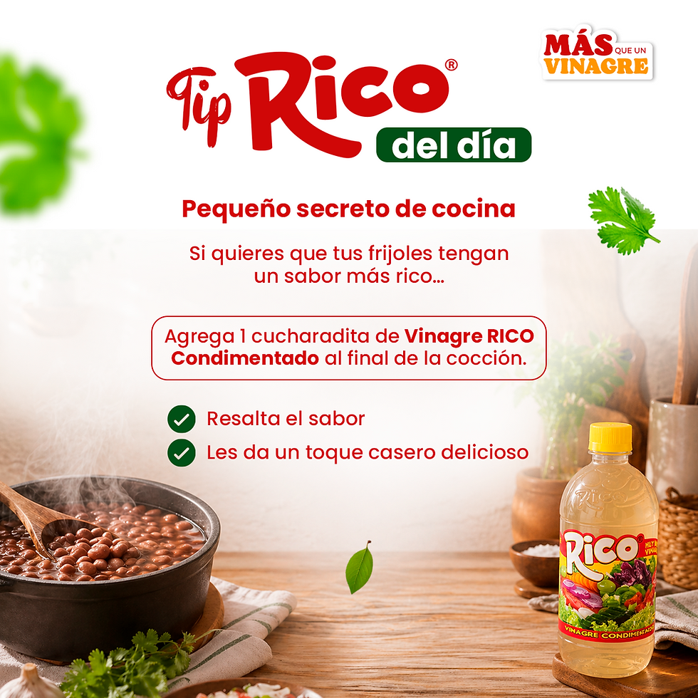 El secreto mejor guardado para unos frijolitos de miedo con Vinagre RICO
