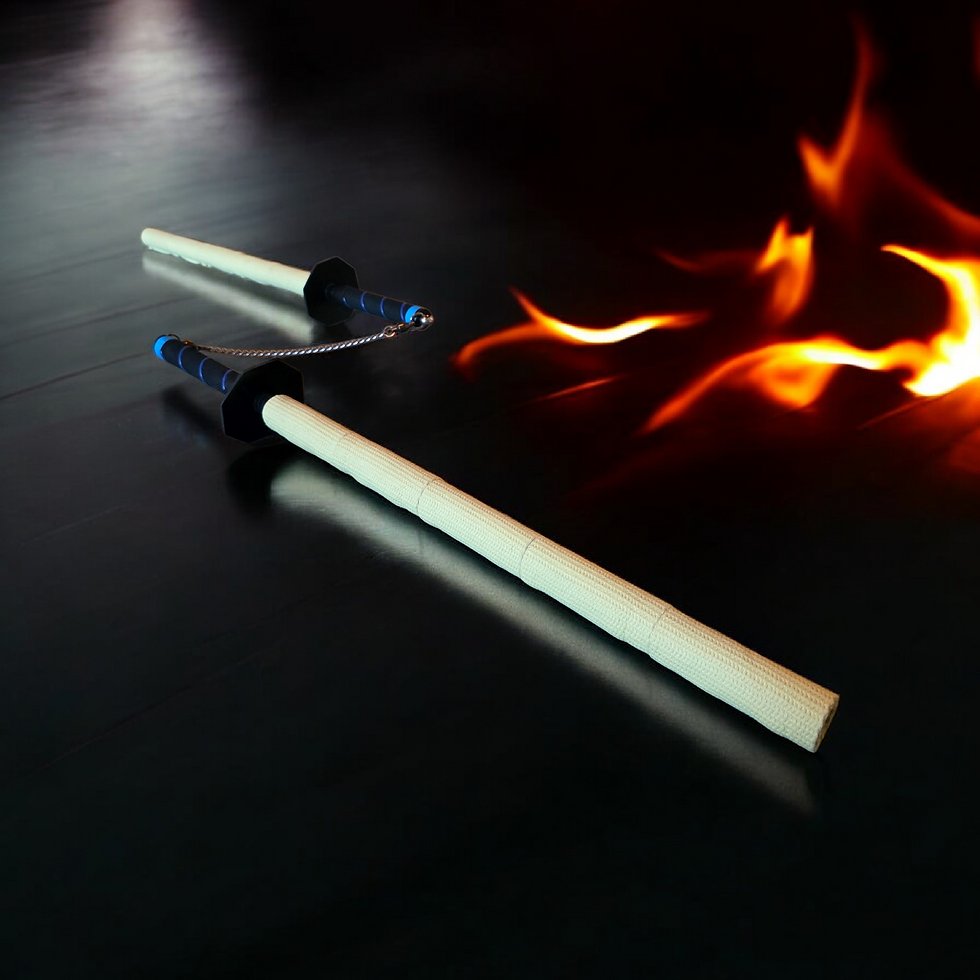 Fire staff thaï polymorphe épées & nunchaku