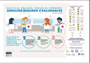 COMEDOR: INICIO LUNES 21 SEPTIEMBRE - MENÚ DE SEPTIEMBRE