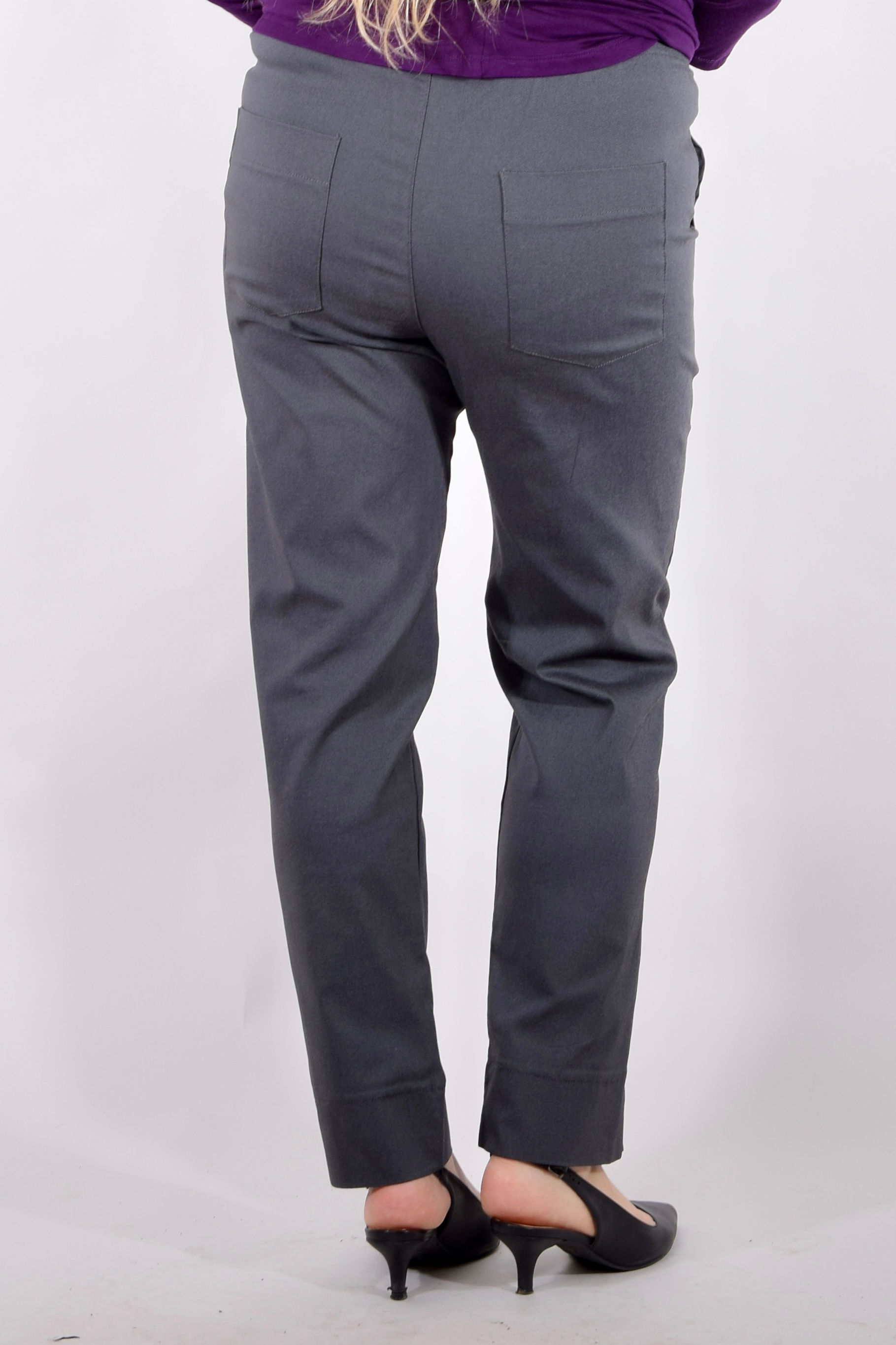 מכנסי אליפות ג׳ינס אפור כהה