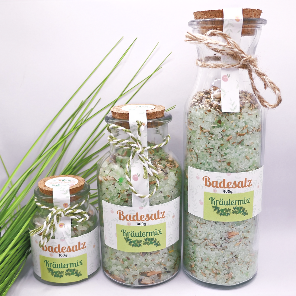 Herb & Harmony Badesalz mit Wildkräutern