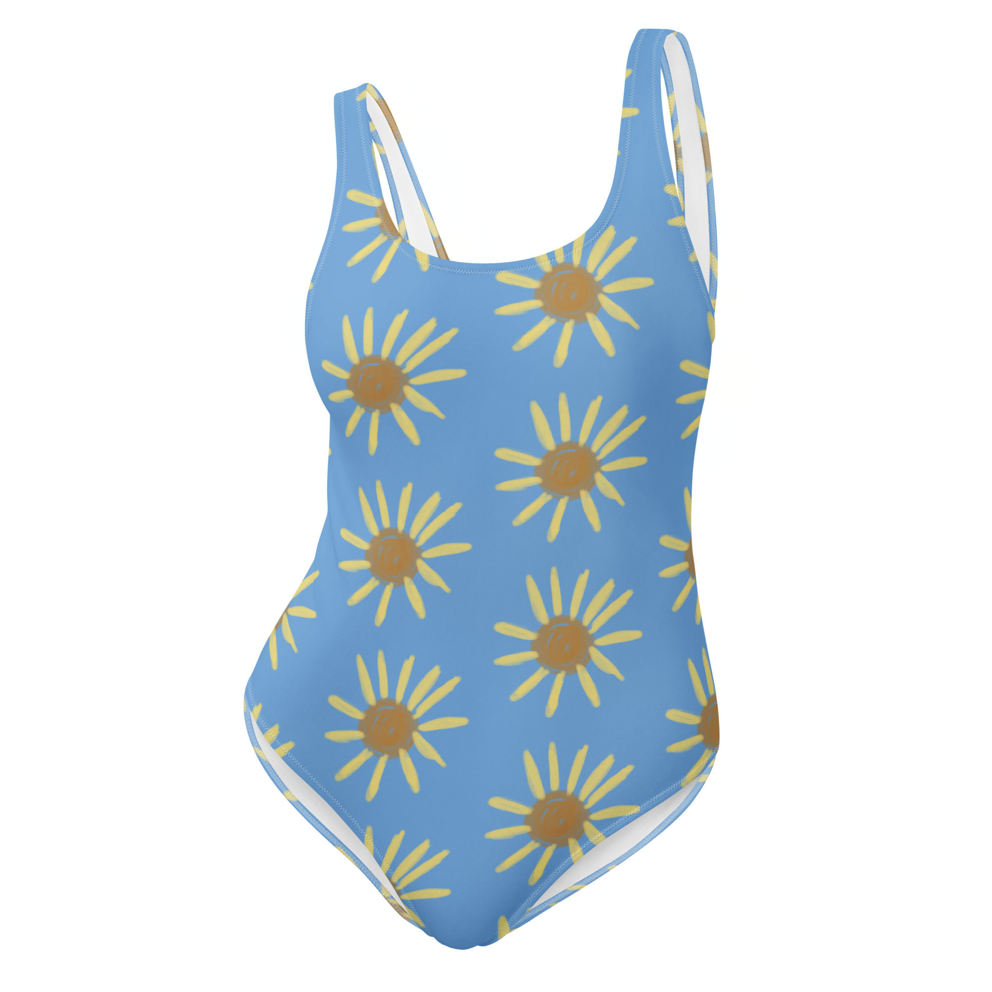 Sun Flower One-Piece Swimsuit
