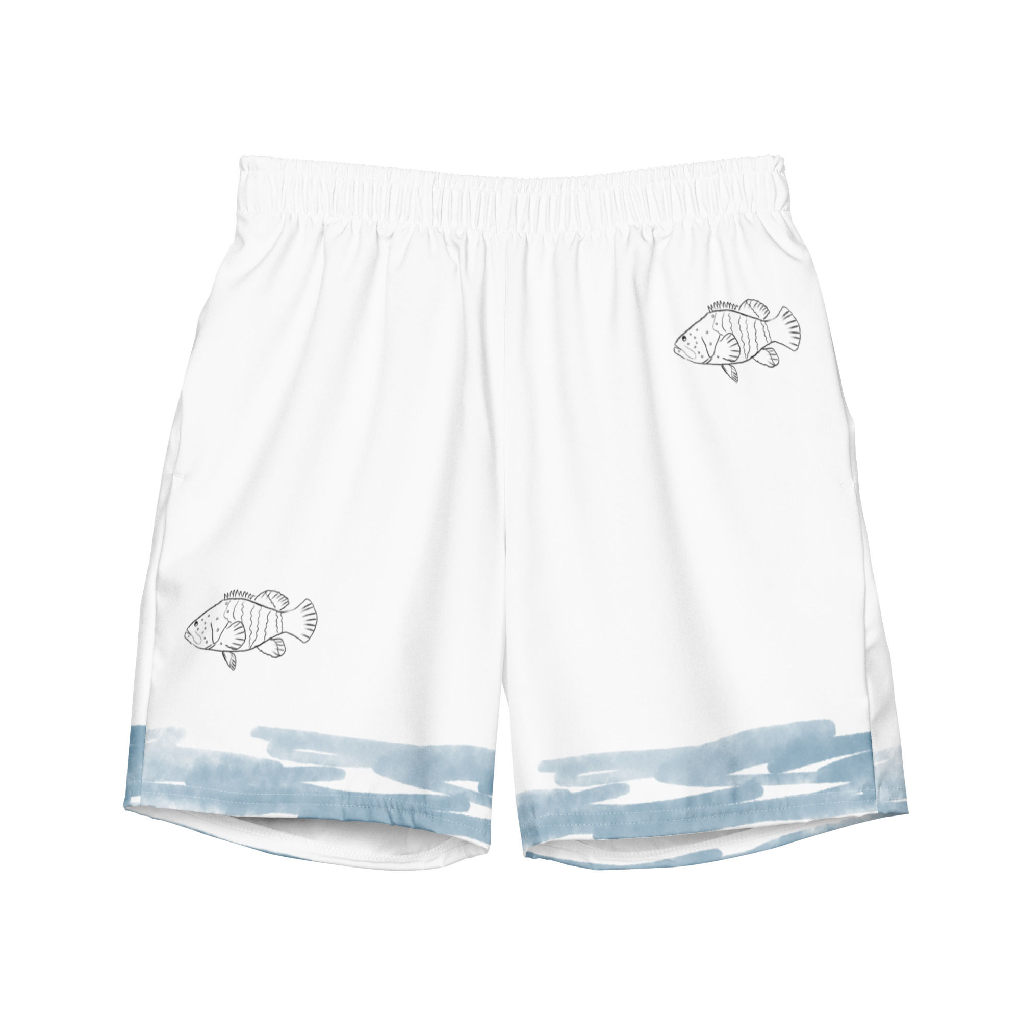 Ocean Fish Swim Trunk