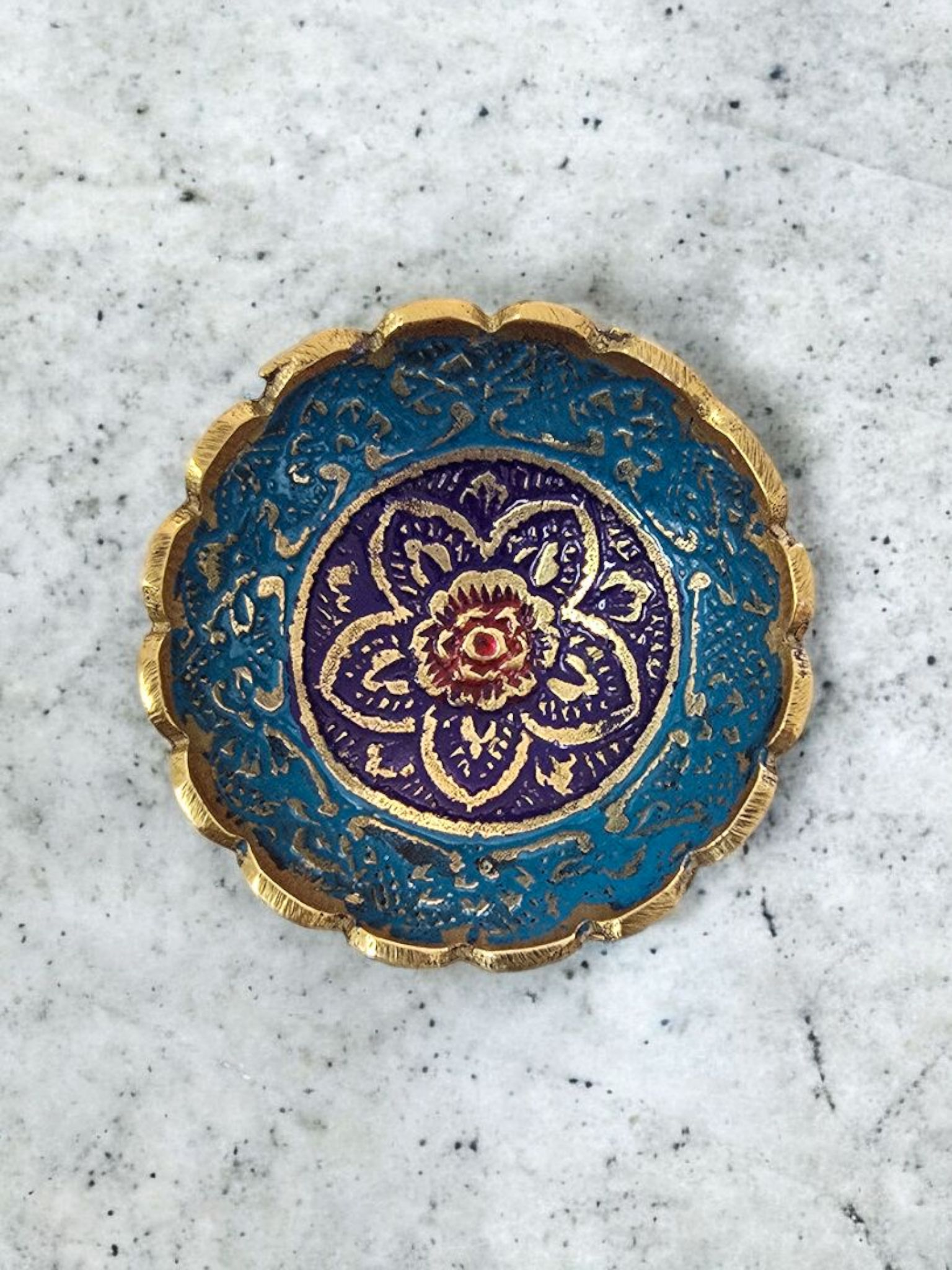 Bears cassock decorated with light blue