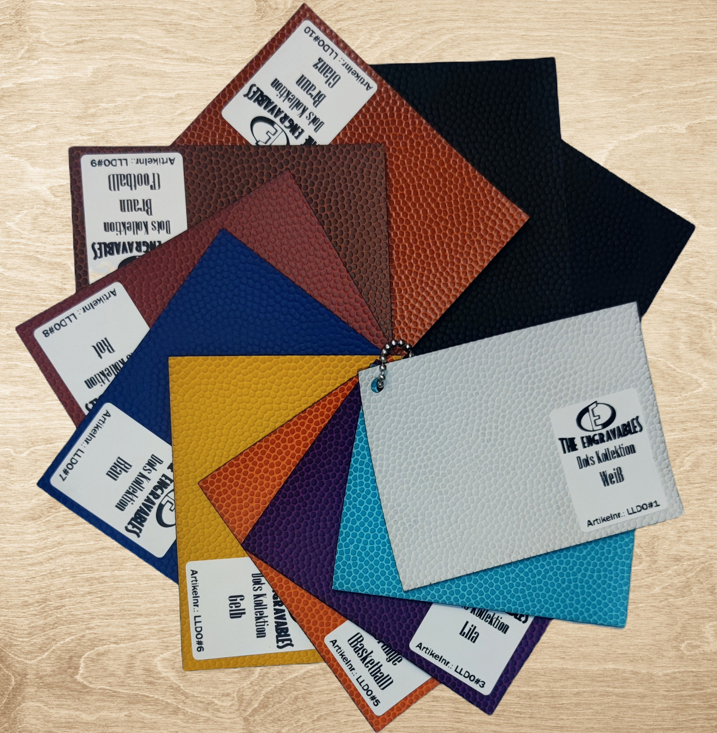 Muster Dots-Kollektion 11 Farben (Stand: 09/25)