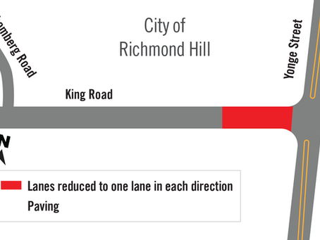 Notice of Paving and Traffic Impacts: King Road May 12 to 16