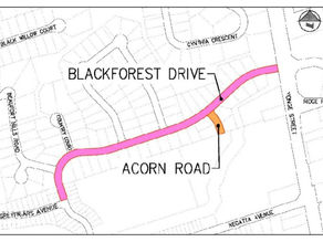Public Consultation Blackforest Dr. and Acorn Rd. Reconstruction June 1