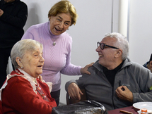 Cultura del encuentro: Julio Zamora celebró con jubilados