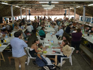 Los Rotarios se vistieron, una vez más, color esperanza
