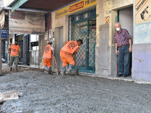 San Martín asiste al comercio barrial y a PyMes: continúa embelleciendo Centros Comerciales