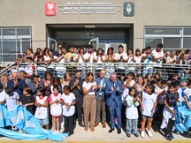 Beneficio local: Julio Zamora inauguró nuevas escuelas