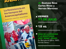 En medio de la crisis presentan el libro "La Resistencia en los tiempos del Anarcocapitalismo"