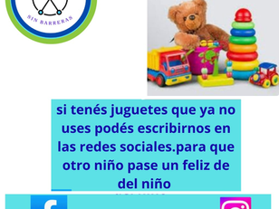 Colecta solidaria de juguetes