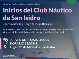 La historia del Náutico San Isidro llega al Concejo Deliberante