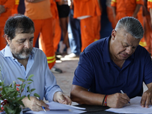 Pensando en la gente: acuerdo sellado entre el intendente Moreira y Claudio “Chiqui” Tapia, presidente del CEAMSE