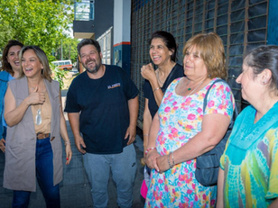 Malena Galmarini, al igual que Cristina, no habla de candidaturas, sonríe y avanza con obras