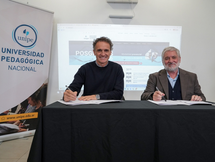 Universidad Nacional Pedagógica de Pilar: Katopodis firmó convenio para obras de infraestructura