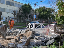 San Martín: desvío de tránsito por obras municipal