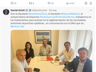 Scioli, la pelota no se mancha ni se privatiza, ¿o si?