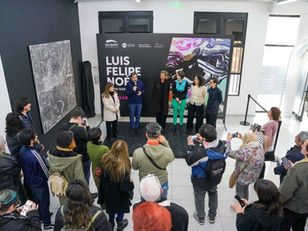 San Martín recibió a Felipe Noé: cuando el arte se muestra, la libertad sin fijador llega al corazón