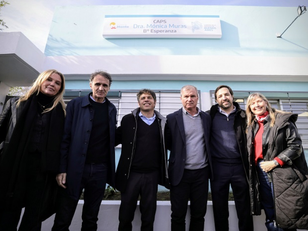 Kicillof sirve la mesa en San Isidro con variado menú