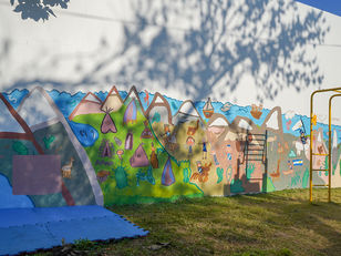 Mural en honor al Gral. San Martín